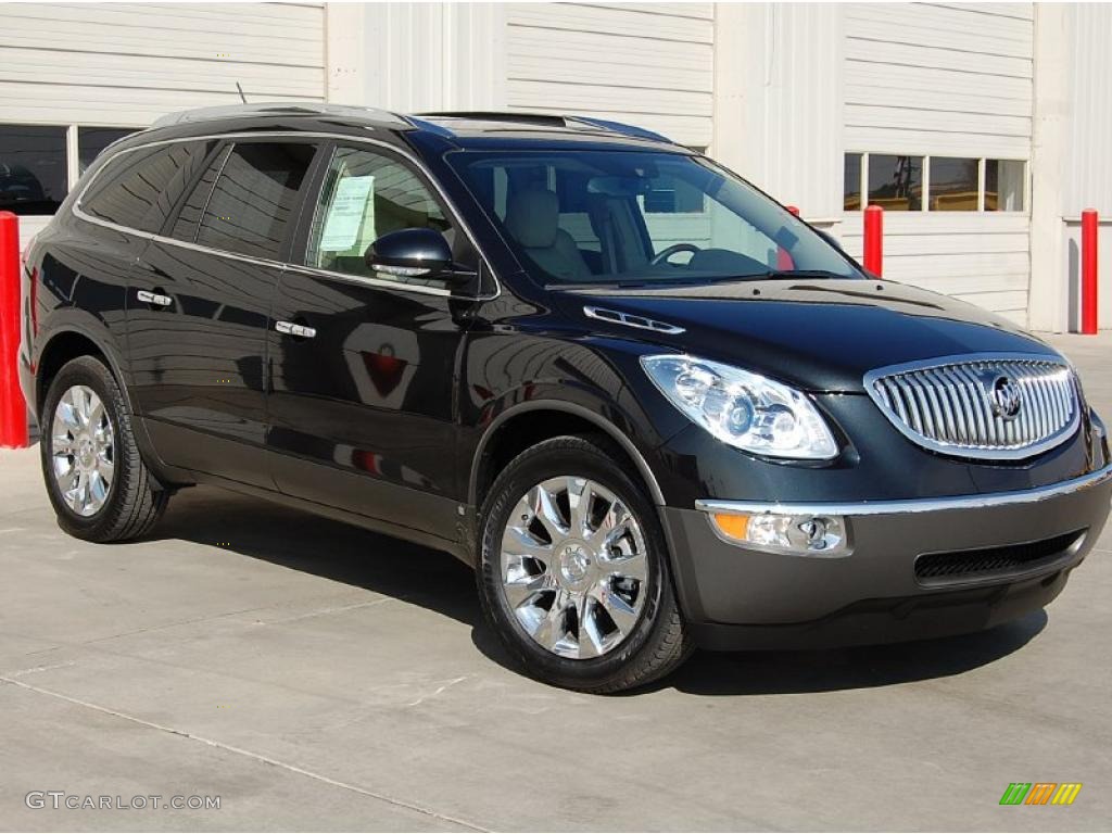 2010 Enclave CXL AWD - Carbon Black Metallic / Cashmere/Cocoa photo #1