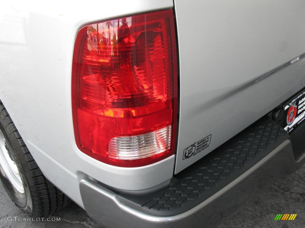 2010 Ram 1500 ST Quad Cab - Bright Silver Metallic / Dark Slate/Medium Graystone photo #8