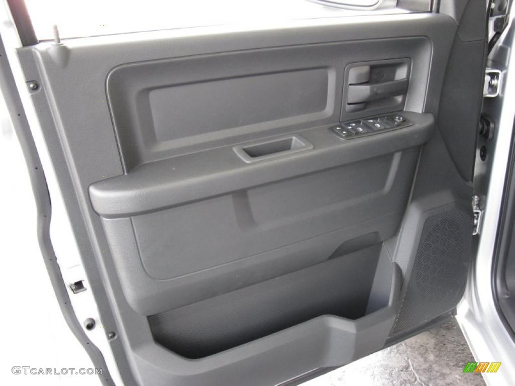 2010 Ram 1500 ST Quad Cab - Bright Silver Metallic / Dark Slate/Medium Graystone photo #16