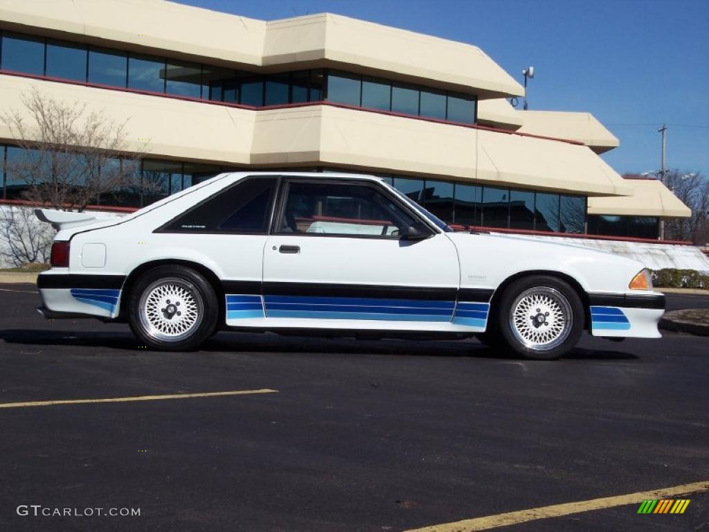 1988 Mustang Saleen Hatchback - Oxford White / Gray photo #6