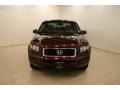 2008 Dark Cherry Pearl Honda Ridgeline RTX  photo #2