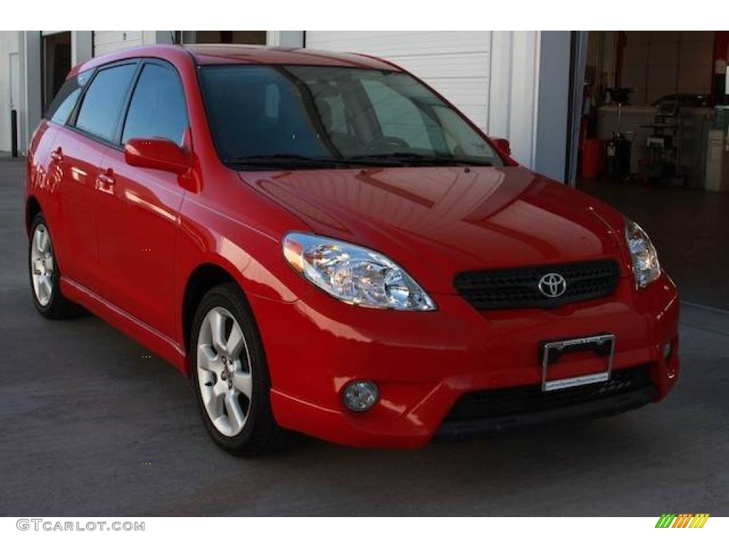 2006 Matrix XRS - Radiant Red / Dark Gray photo #2