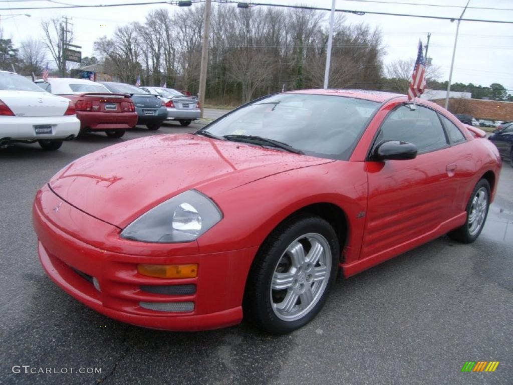 2000 Eclipse GT Coupe - Saronno Red / Black photo #1