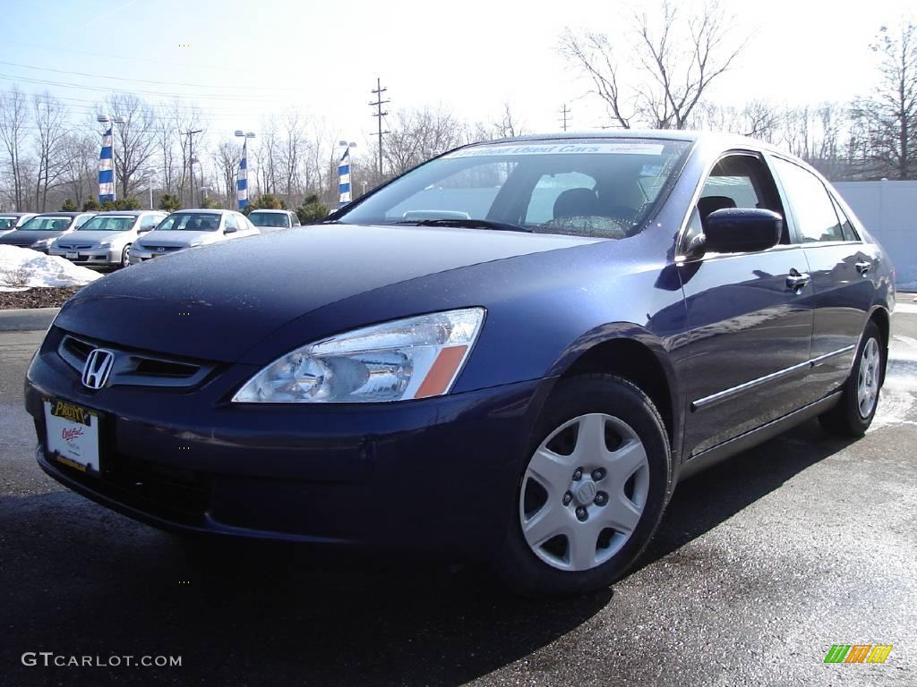 2005 Accord LX Sedan - Eternal Blue Pearl / Gray photo #1