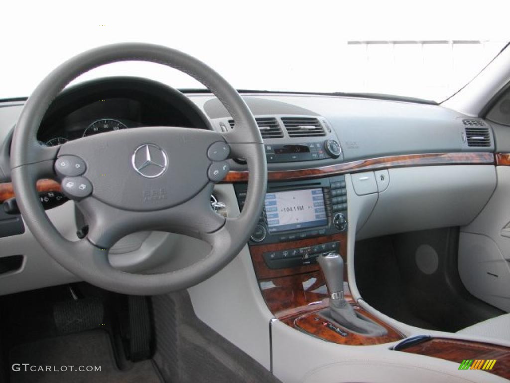 2008 E 350 4Matic Sedan - Flint Grey Metallic / Cashmere photo #6