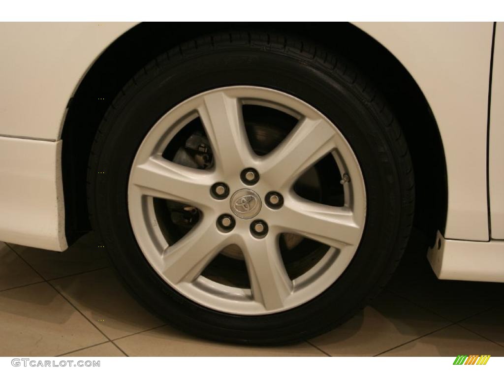 2008 Camry SE - Super White / Dark Charcoal photo #21