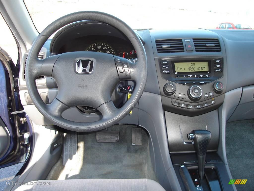 2005 Accord LX Sedan - Eternal Blue Pearl / Gray photo #16