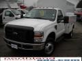 2010 Oxford White Ford F350 Super Duty XL Regular Cab 4x4 Chassis  photo #2