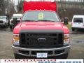 2010 Vermillion Red Ford F350 Super Duty XL Regular Cab 4x4 Chassis  photo #3