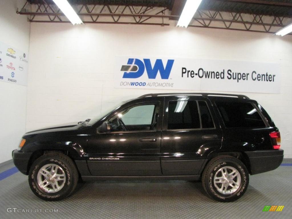 2003 Grand Cherokee Laredo 4x4 - Brilliant Black / Dark Slate Gray photo #5