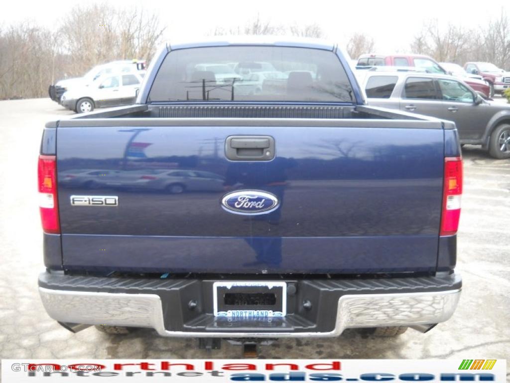 2006 F150 XLT SuperCab 4x4 - True Blue Metallic / Medium/Dark Flint photo #7