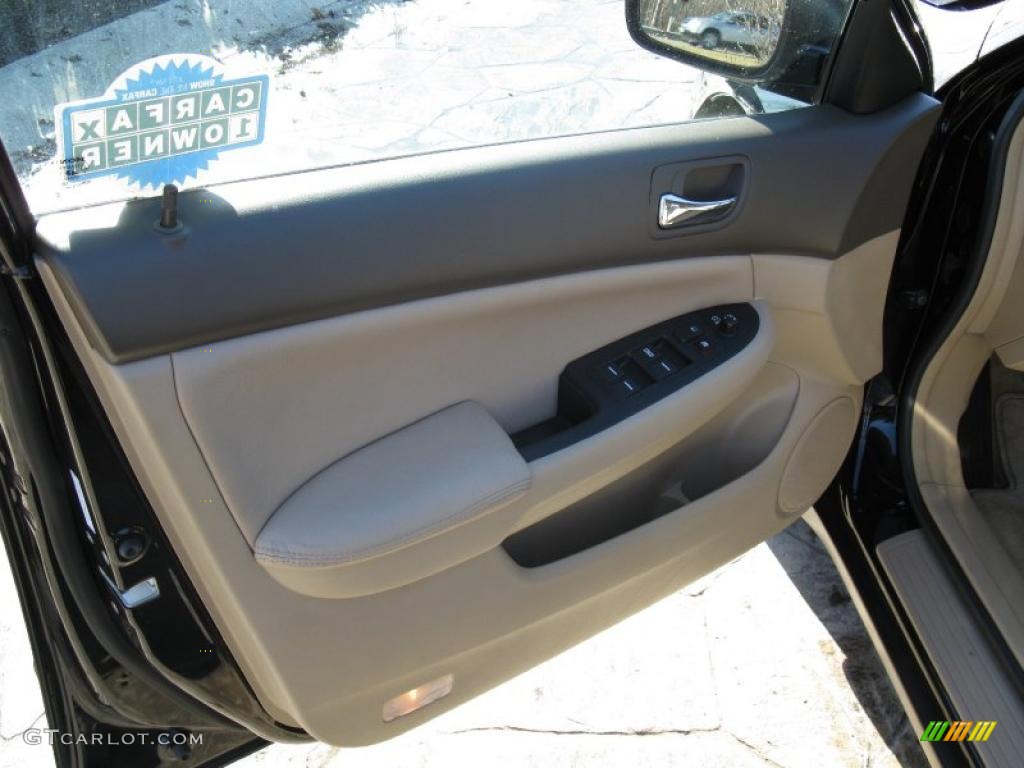 2007 Accord SE V6 Sedan - Nighthawk Black Pearl / Ivory photo #12