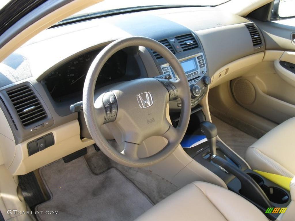 2007 Accord SE V6 Sedan - Nighthawk Black Pearl / Ivory photo #14
