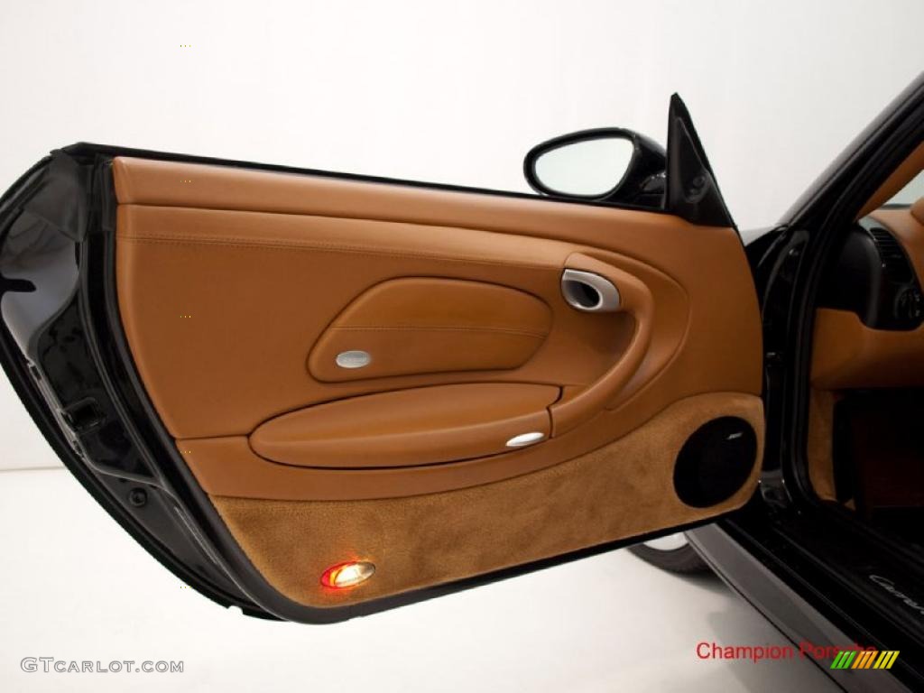 2004 911 Carrera 4S Cabriolet - Basalt Black Metallic / Natural Leather Brown photo #9