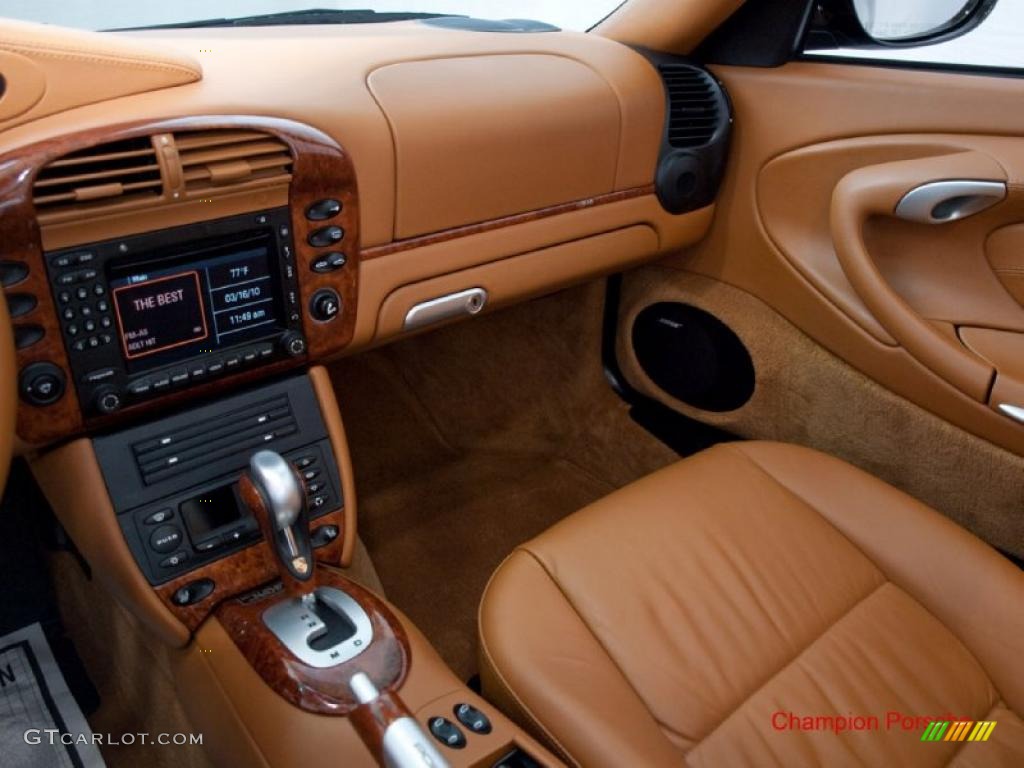 2004 911 Carrera 4S Cabriolet - Basalt Black Metallic / Natural Leather Brown photo #10