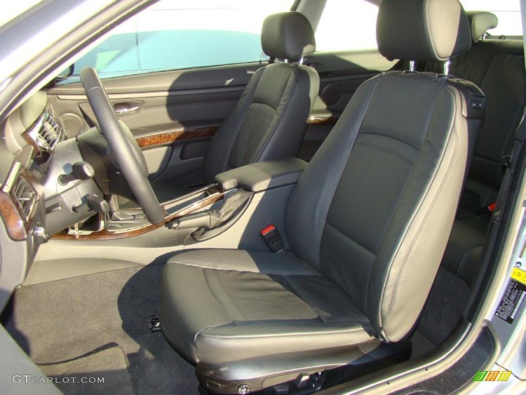 2010 3 Series 335i xDrive Coupe - Space Gray Metallic / Black photo #8