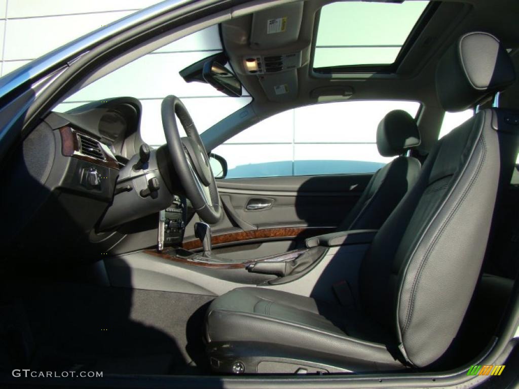 2010 3 Series 335i xDrive Coupe - Space Gray Metallic / Black photo #9