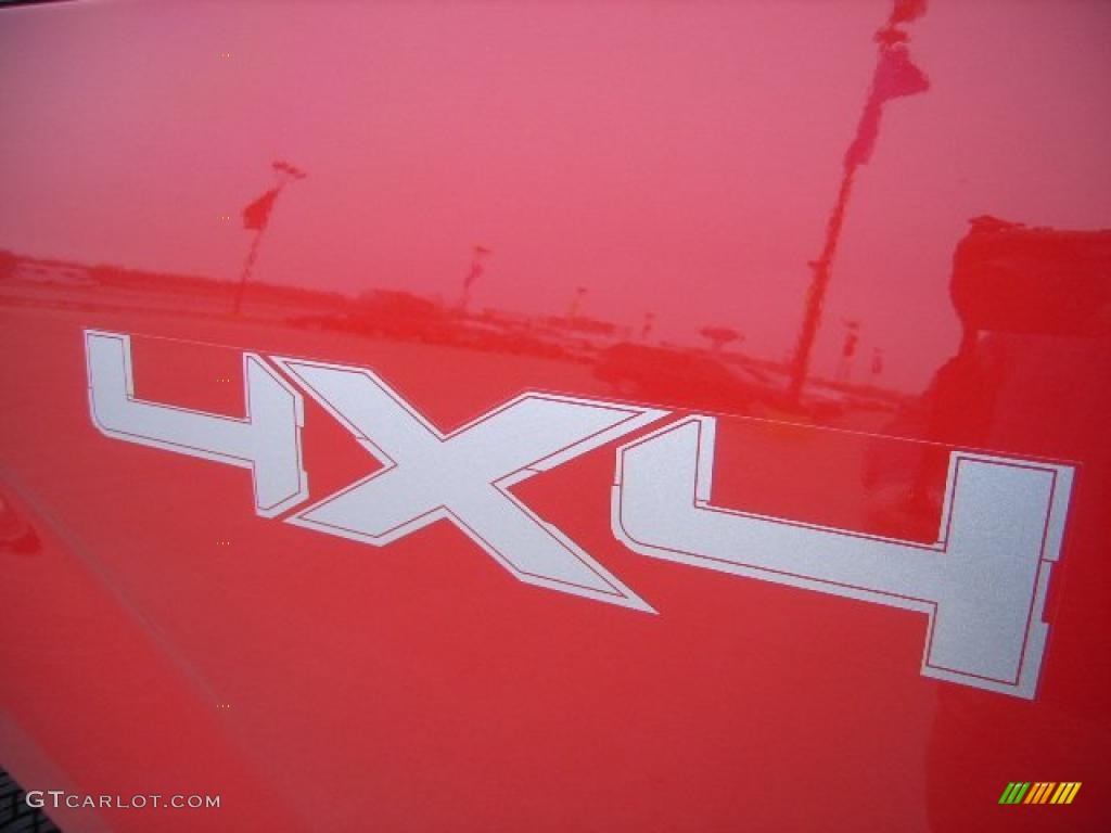 2010 F150 XLT SuperCab 4x4 - Vermillion Red / Tan photo #11