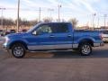 2009 Blue Flame Metallic Ford F150 XLT SuperCrew  photo #2