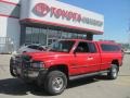 Flame Red 2000 Dodge Ram 2500 SLT Extended Cab 4x4