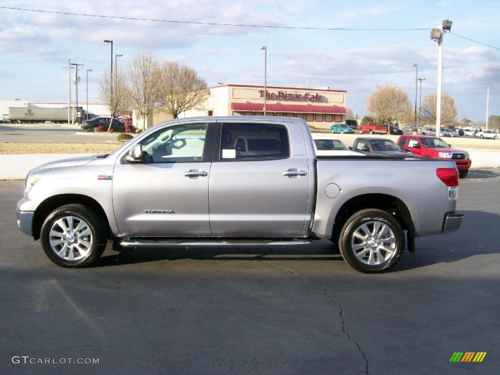 2010 Tundra Limited CrewMax 4x4 - Silver Sky Metallic / Graphite Gray photo #5