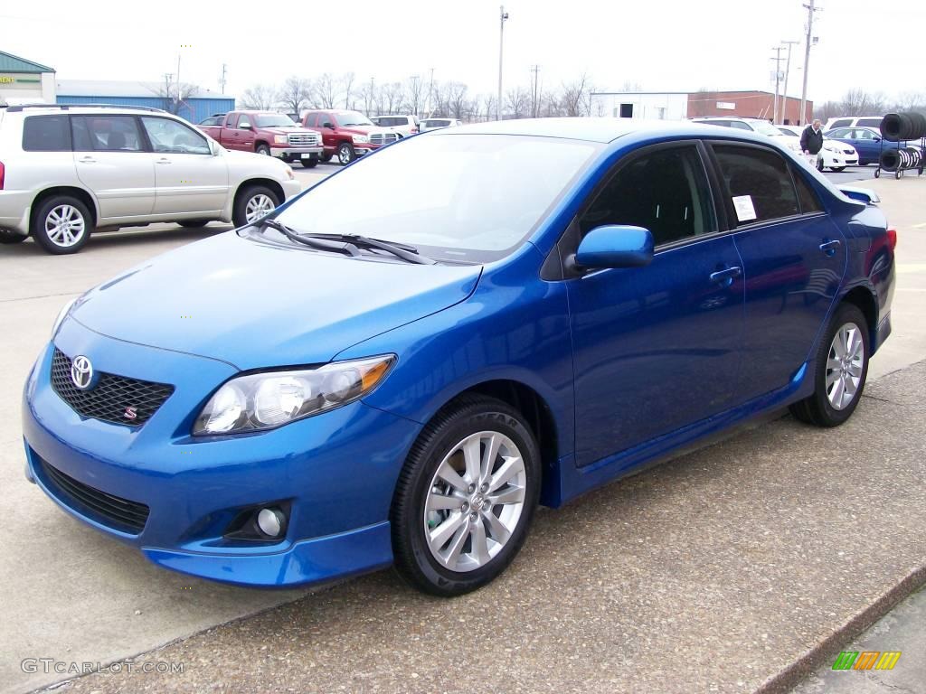 2010 Blue Streak Metallic Toyota Corolla S 27169227 Photo 2 Car Color Galleries