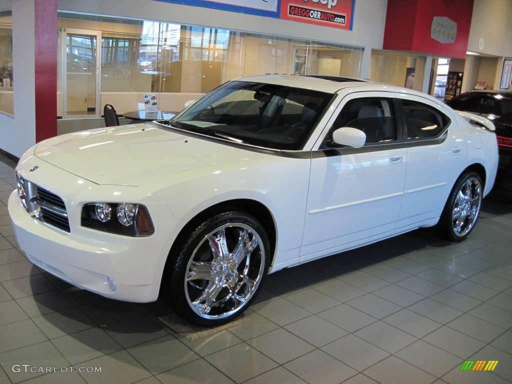 2010 Charger SXT - Stone White / Dark Slate Gray photo #1