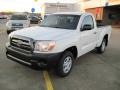 2010 Super White Toyota Tacoma Regular Cab  photo #2