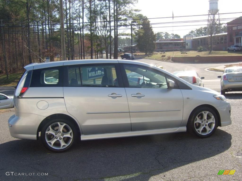 2008 MAZDA5 Touring - Sunlight Silver / Black photo #3