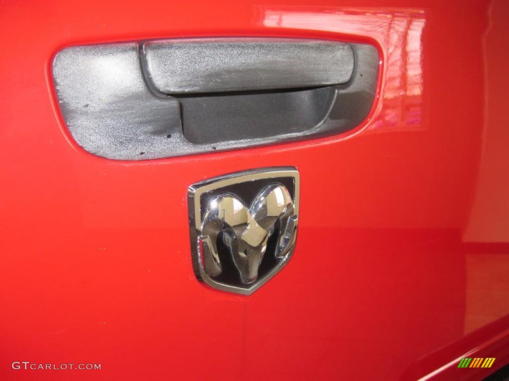 2008 Ram 1500 Big Horn Edition Quad Cab - Inferno Red Crystal Pearl / Medium Slate Gray photo #12