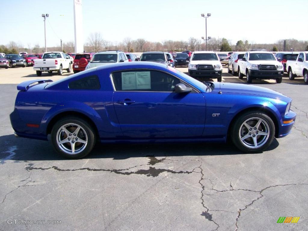 2005 Mustang GT Premium Coupe - Windveil Blue Metallic / Dark Charcoal photo #5