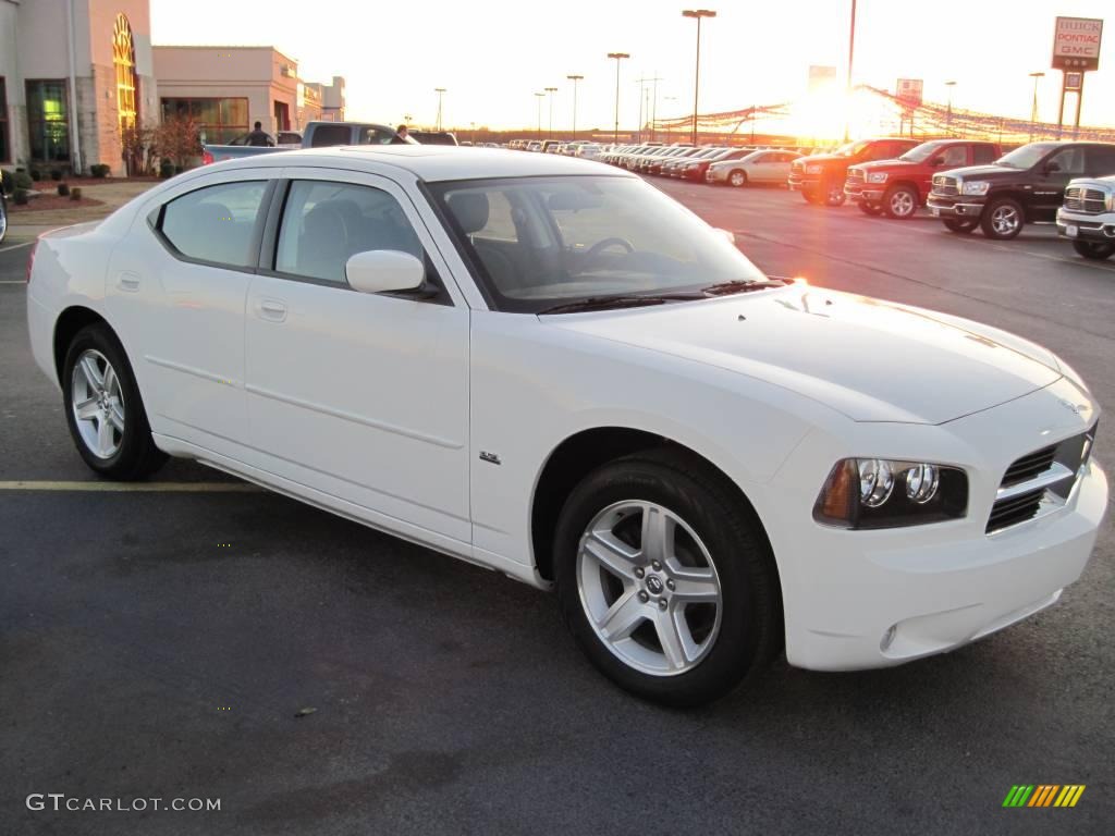 2010 Charger SXT - Stone White / Dark Slate Gray photo #1