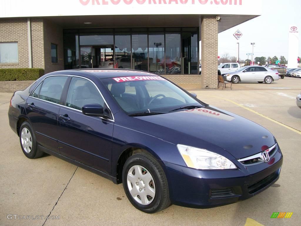 2006 Accord LX Sedan - Royal Blue Pearl / Gray photo #1