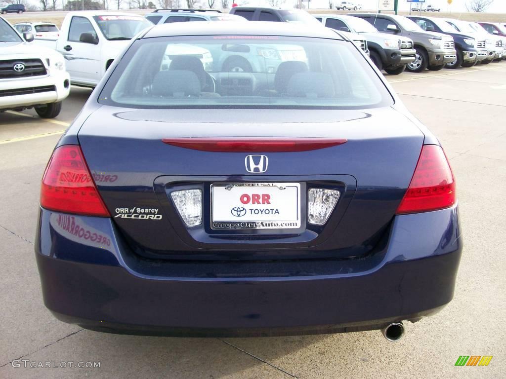 2006 Accord LX Sedan - Royal Blue Pearl / Gray photo #6