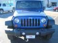 2010 Deep Water Blue Pearl Jeep Wrangler Unlimited Sport 4x4  photo #5