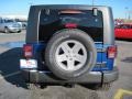2010 Deep Water Blue Pearl Jeep Wrangler Unlimited Sport 4x4  photo #6