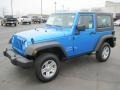 2010 Surf Blue Pearl Jeep Wrangler Sport 4x4  photo #1