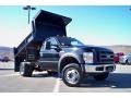 Black - F550 Super Duty XL Regular Cab 4x4 Dump Truck Photo No. 28