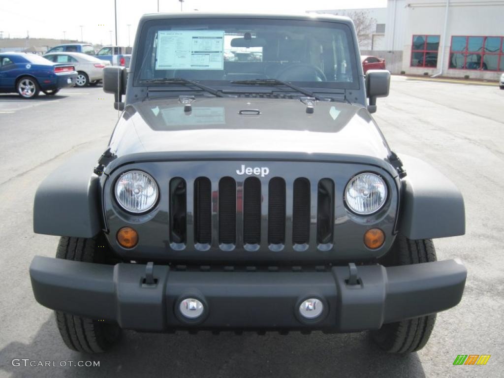 2010 Dark Charcoal Pearl Jeep Wrangler Sport 4x4 27169365 Photo 5