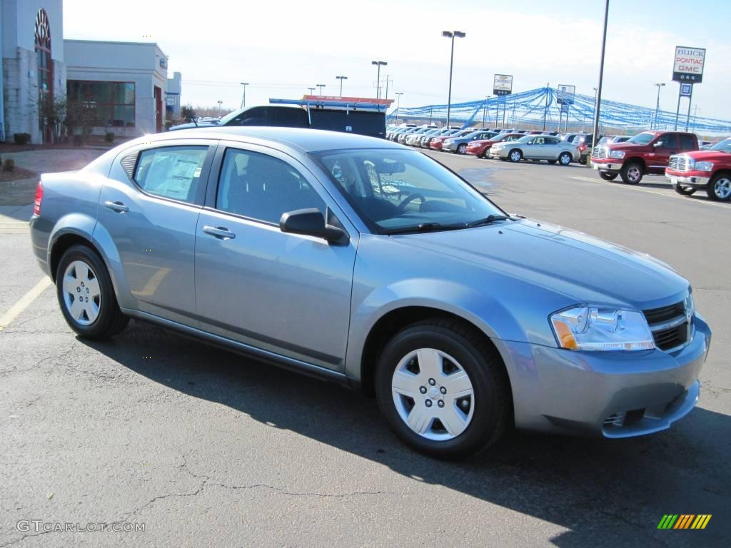 2010 Avenger SXT - Silver Steel Metallic / Dark Slate Gray photo #1