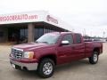 Sport Dark Red Metallic 2007 GMC Sierra 1500 SLE Extended Cab