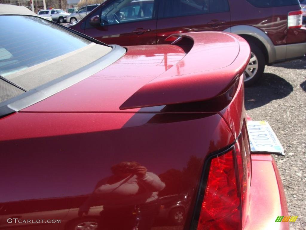 2003 Mustang V6 Convertible - Torch Red / Dark Charcoal photo #7