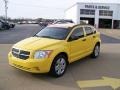 2007 Solar Yellow Dodge Caliber SXT  photo #2
