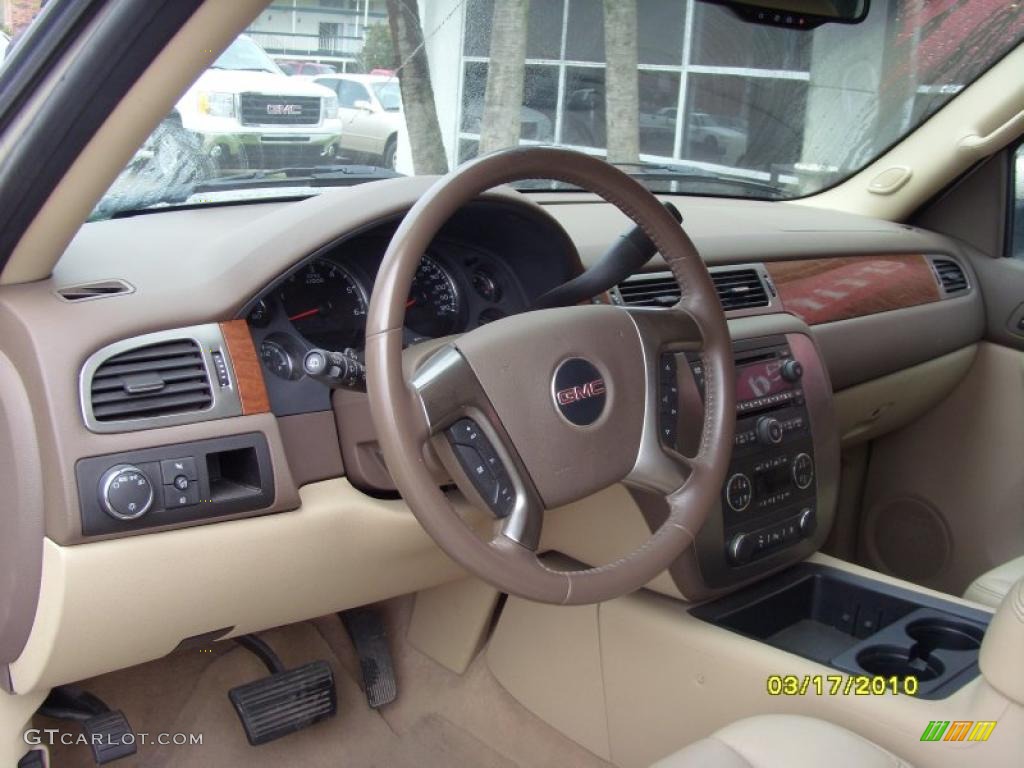 2007 Yukon XL 1500 SLT - Gold Mist Metallic / Cocoa/Light Cashmere photo #8