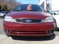 2007 Dark Toreador Red Metallic Ford Focus ZX5 SES Hatchback  photo #2