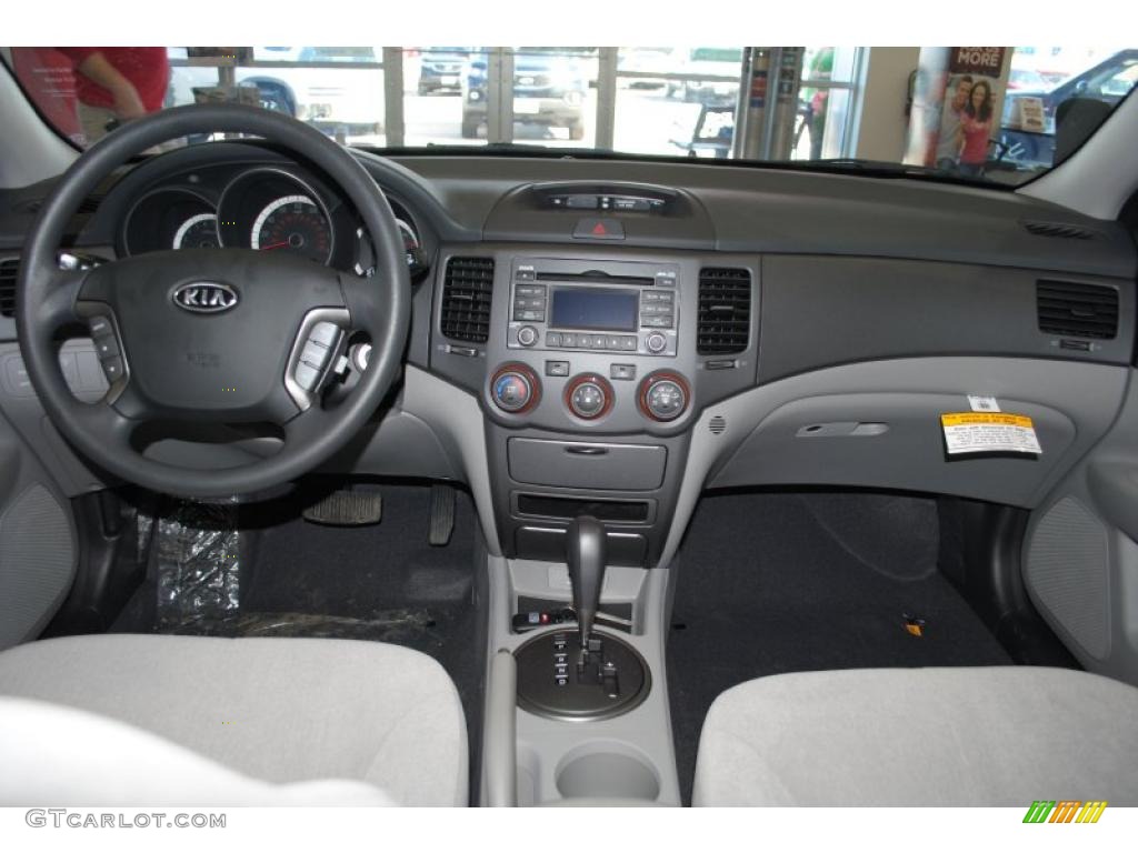 2009 Optima LX - Ruby Red / Gray photo #38