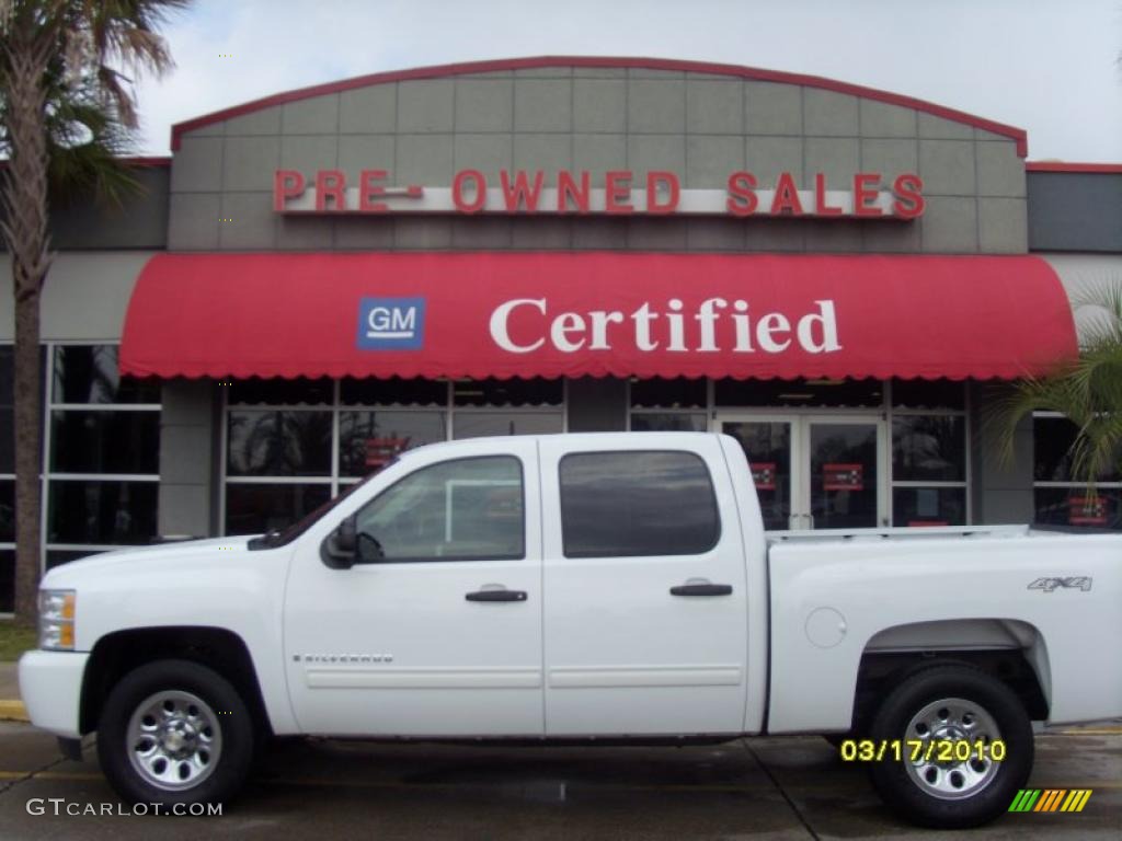 2009 Silverado 1500 LT Crew Cab 4x4 - Summit White / Light Titanium photo #1