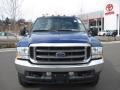 2003 Sonic Blue Metallic Ford F350 Super Duty Lariat Crew Cab 4x4 Dually  photo #6