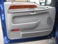 2003 Sonic Blue Metallic Ford F350 Super Duty Lariat Crew Cab 4x4 Dually  photo #7