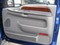 2003 Sonic Blue Metallic Ford F350 Super Duty Lariat Crew Cab 4x4 Dually  photo #8